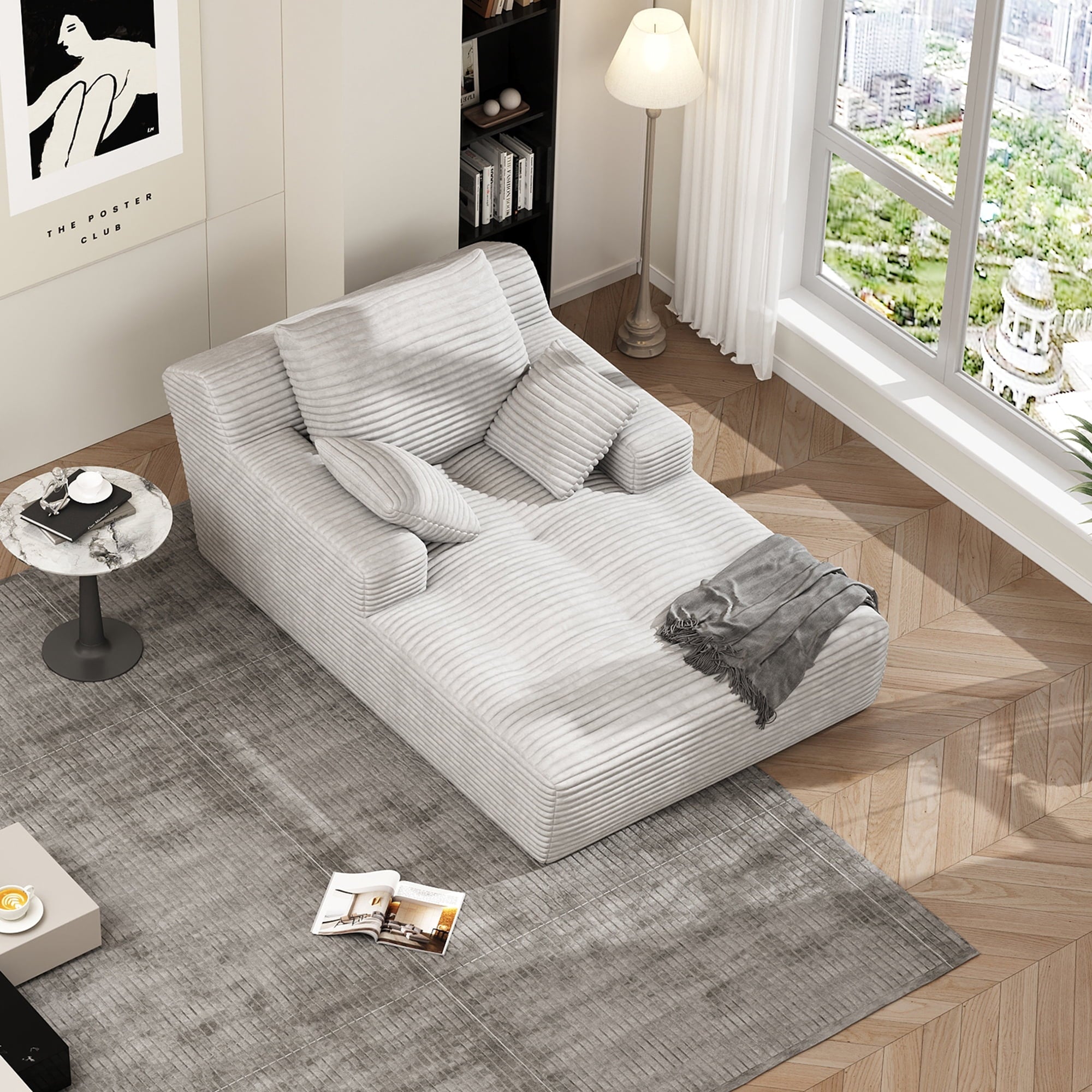 67'' Oversized Chaise Lounge Chair 