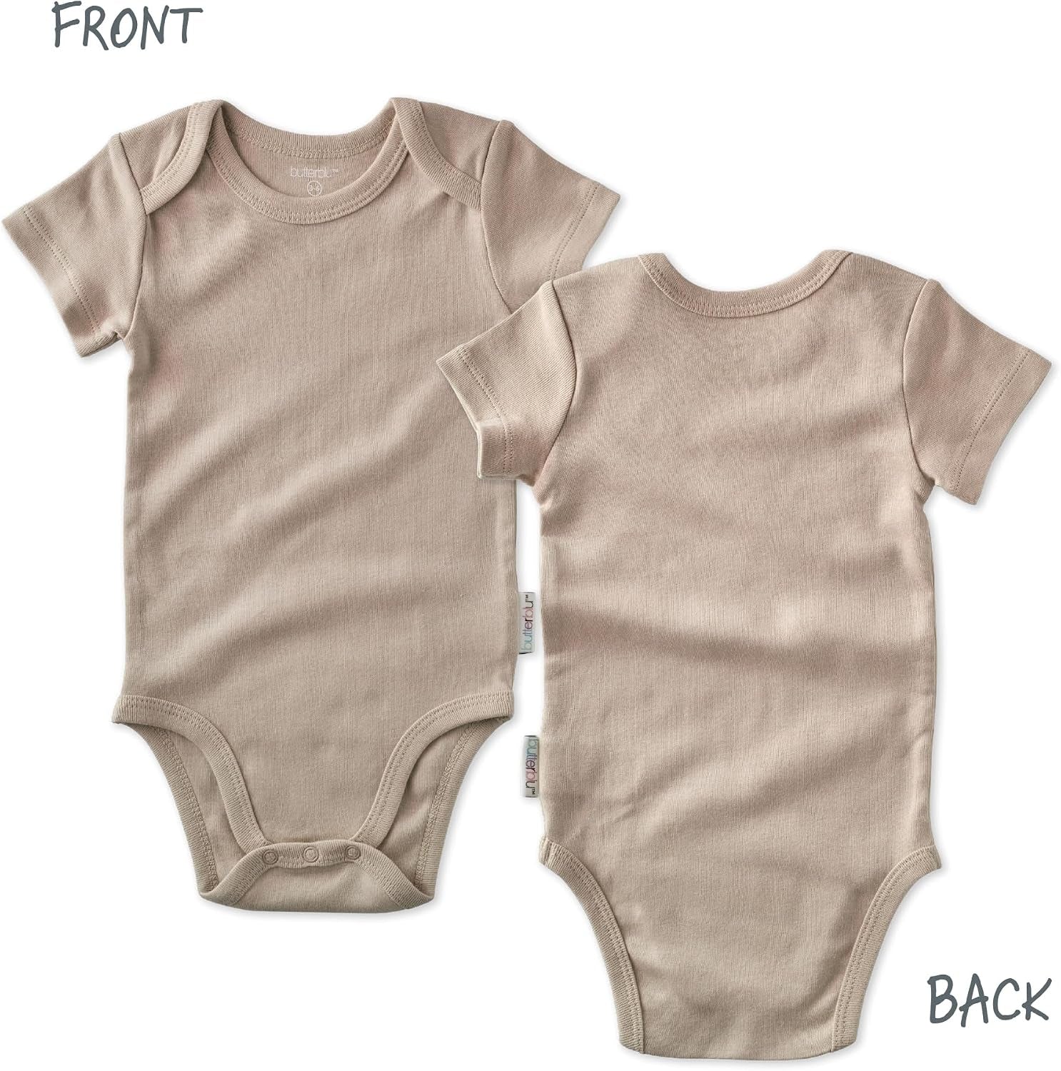 Avery Multipack Short Sleeve Bodysuits - Luxuriously Soft 100% Organic Cotton for Your Little Ones