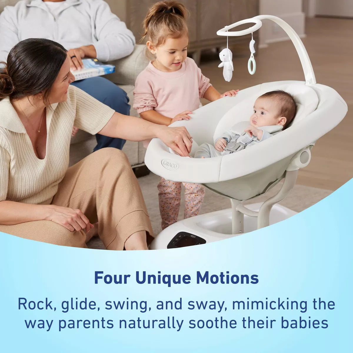 Smart Sense Soothing Baby Swing 