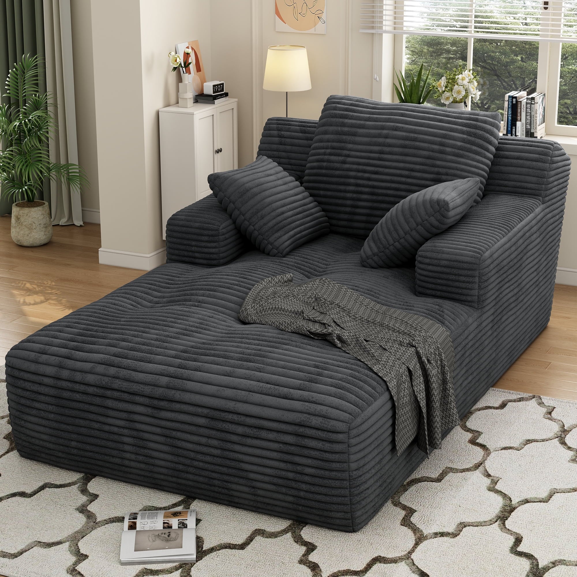 67'' Oversized Chaise Lounge Chair 