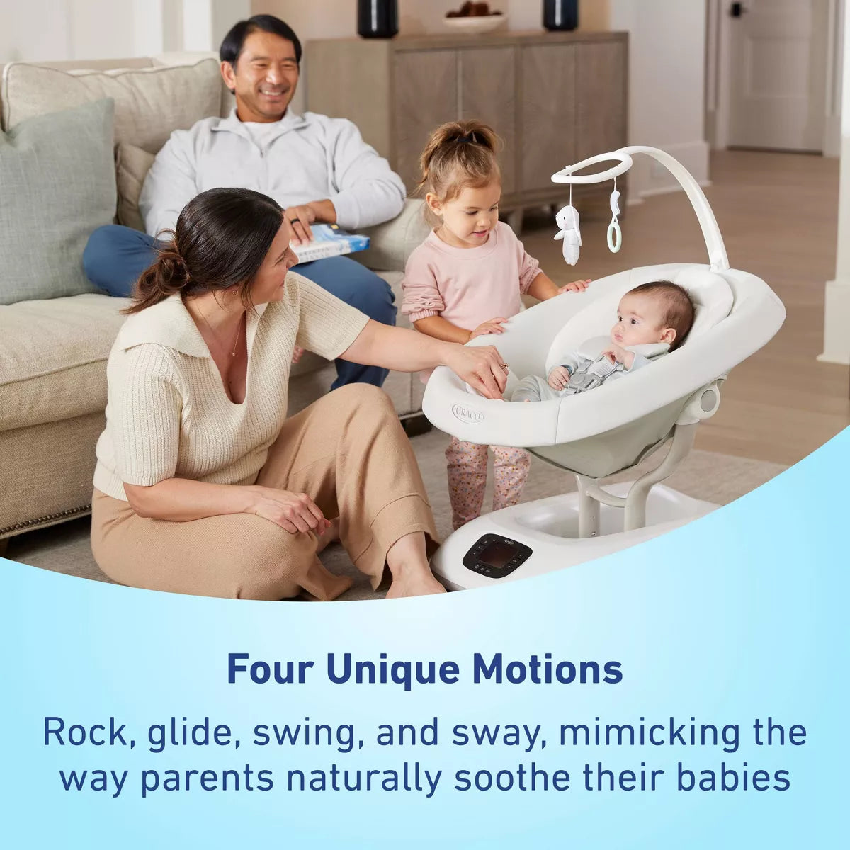 Smart Sense Soothing Baby Swing 