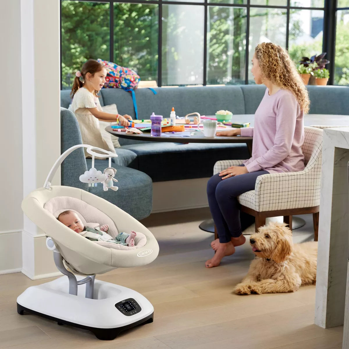 Smart Sense Soothing Baby Swing 