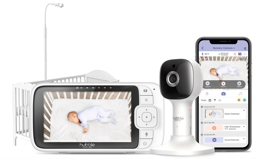 5" HD Baby Monitor with Crib Mount Camera