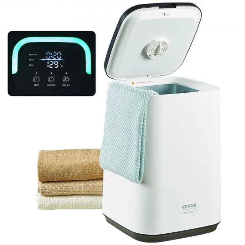 Towel Warmer Bucket with Child Lock, LED Screen & U-Shaped Light