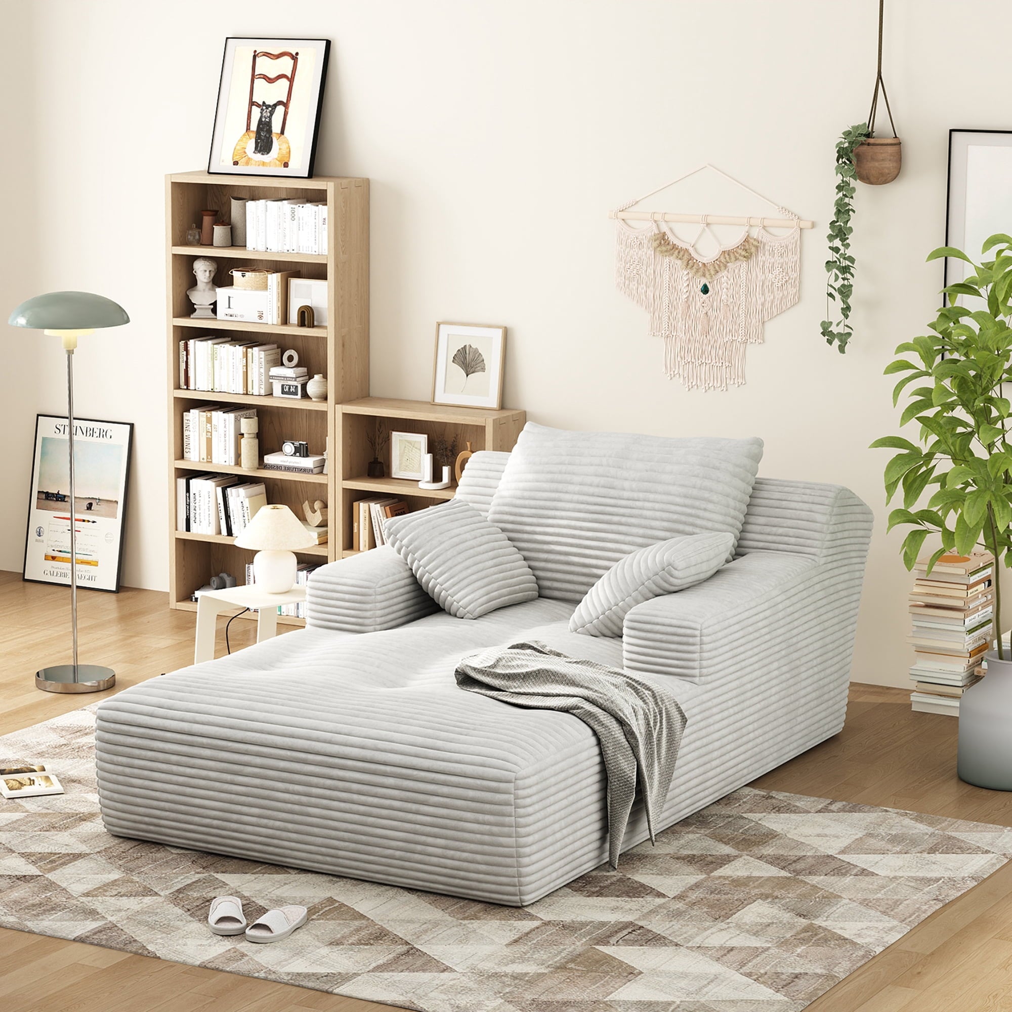 67'' Oversized Chaise Lounge Chair 