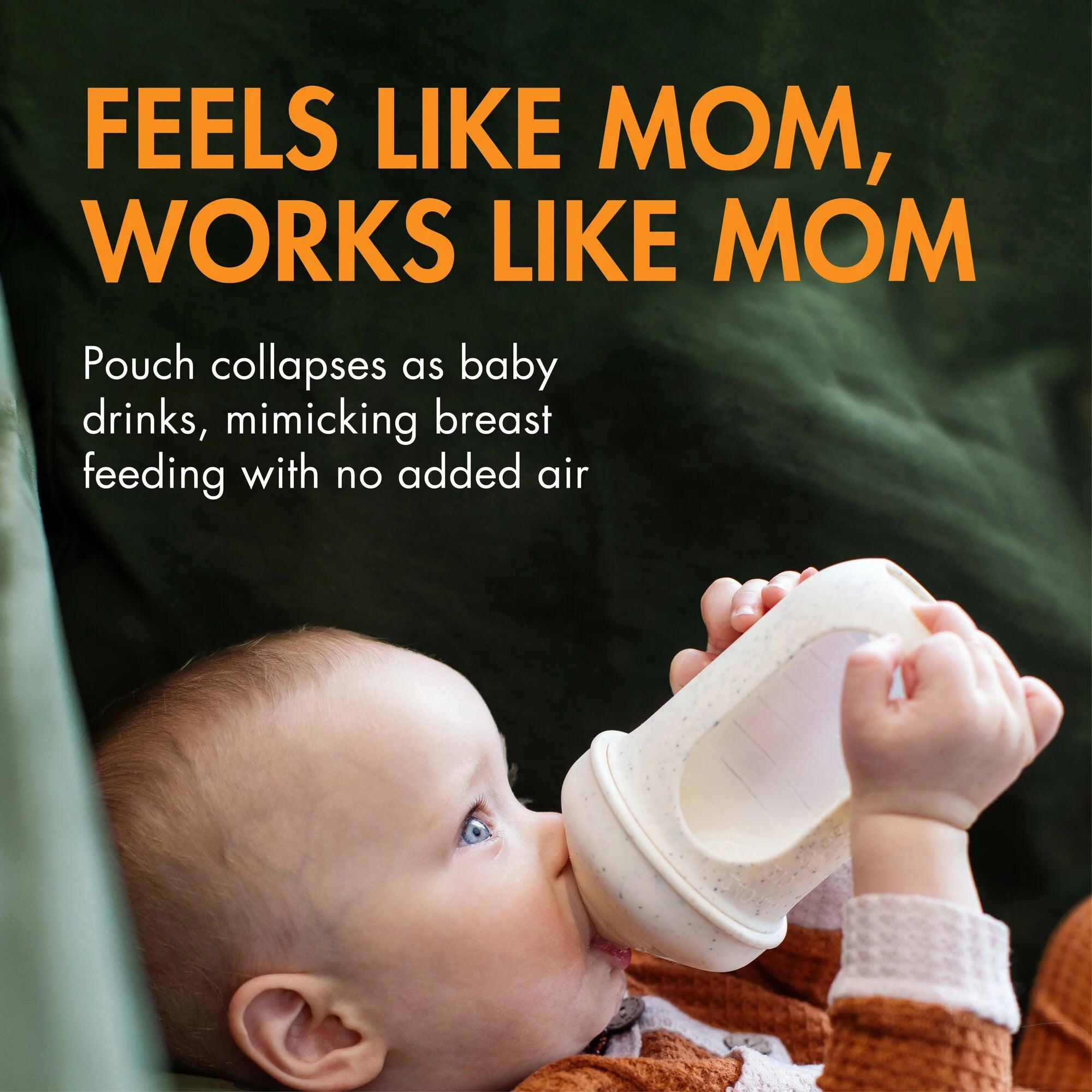 Ultimate NURSH® Silicone Bottle Bundle - 4oz & 8oz Bottles with Fast Flow Nipples and Convenient Storage Lids for a Colic-Free Feeding Experience